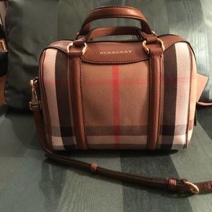 Burberry top handle / crossbody purse.